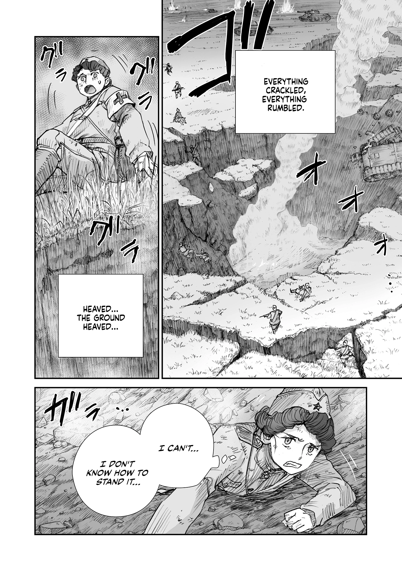 Sensou wa Onna no Kao wo Shiteinai Chapter 32.04 page 10 - 
