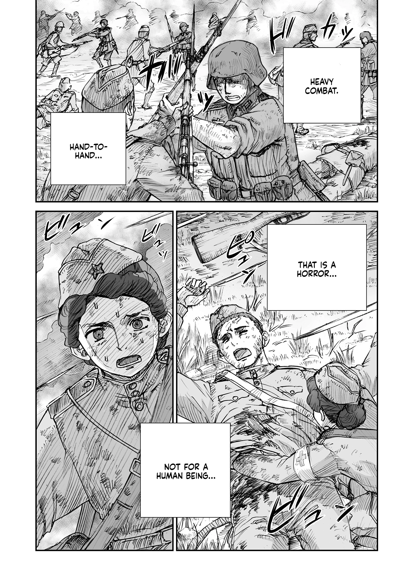 Sensou wa Onna no Kao wo Shiteinai Chapter 32.05 page 10 - 