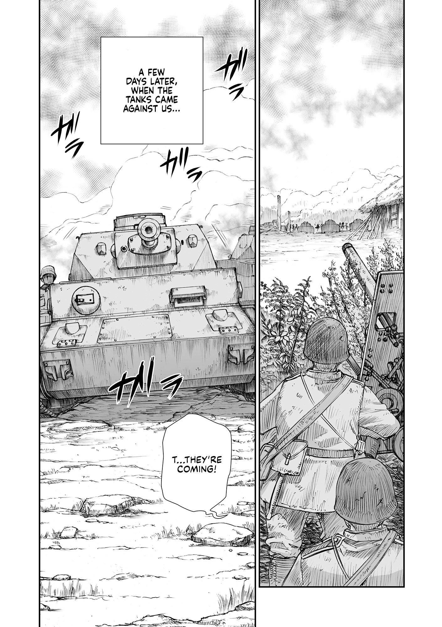 Sensou wa Onna no Kao wo Shiteinai Chapter 32.08 page 7 - 
