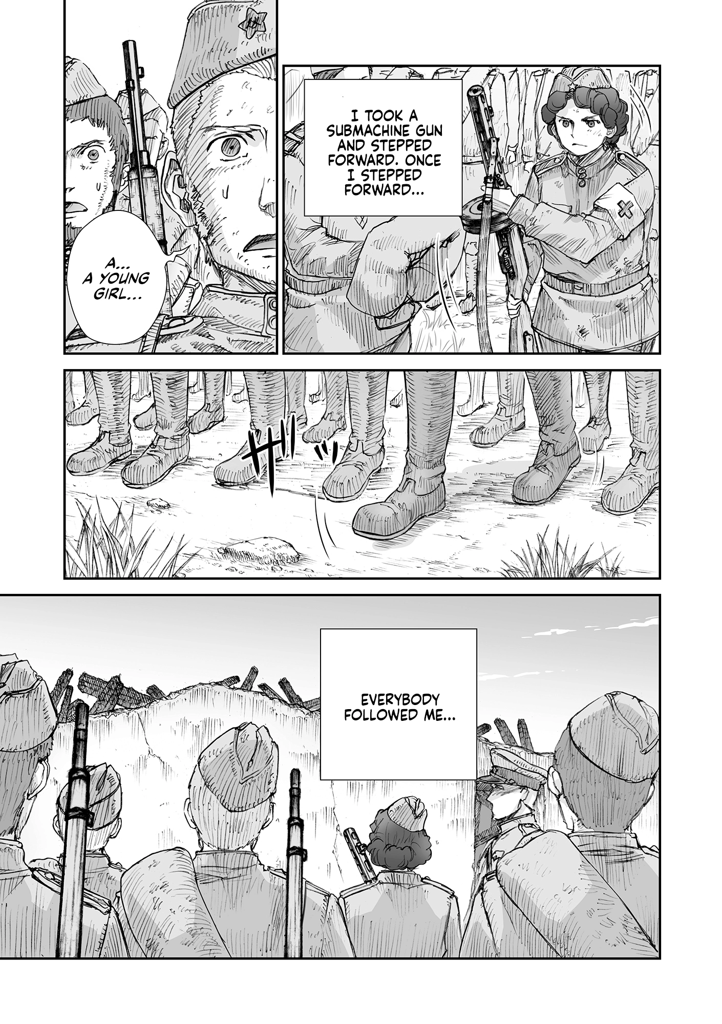 Sensou wa Onna no Kao wo Shiteinai Chapter 32.09 page 5 - 
