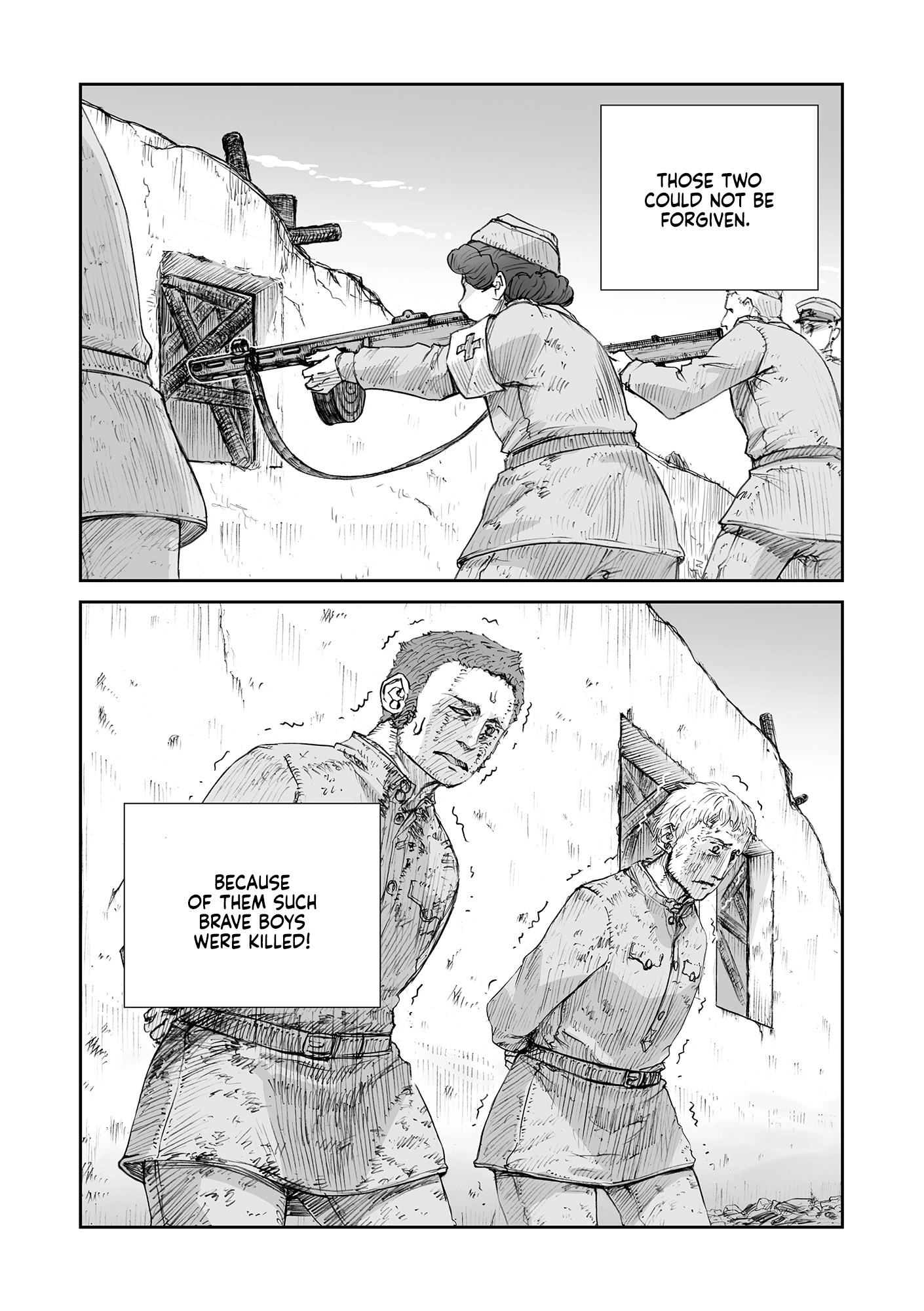 Sensou wa Onna no Kao wo Shiteinai Chapter 32.09 page 6 - 