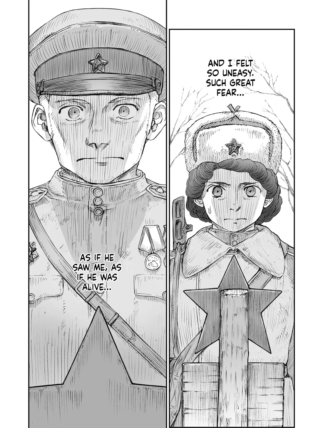 Sensou wa Onna no Kao wo Shiteinai Chapter 32.1 page 21 - 