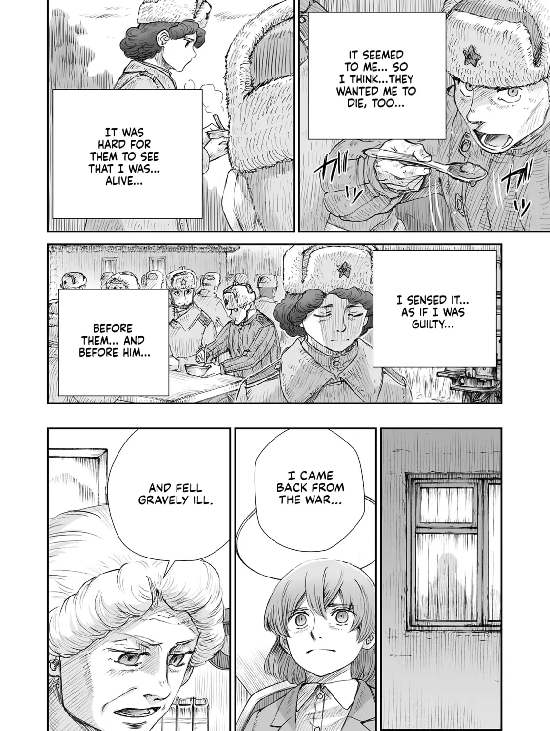 Sensou wa Onna no Kao wo Shiteinai Chapter 32.1 page 27 - 