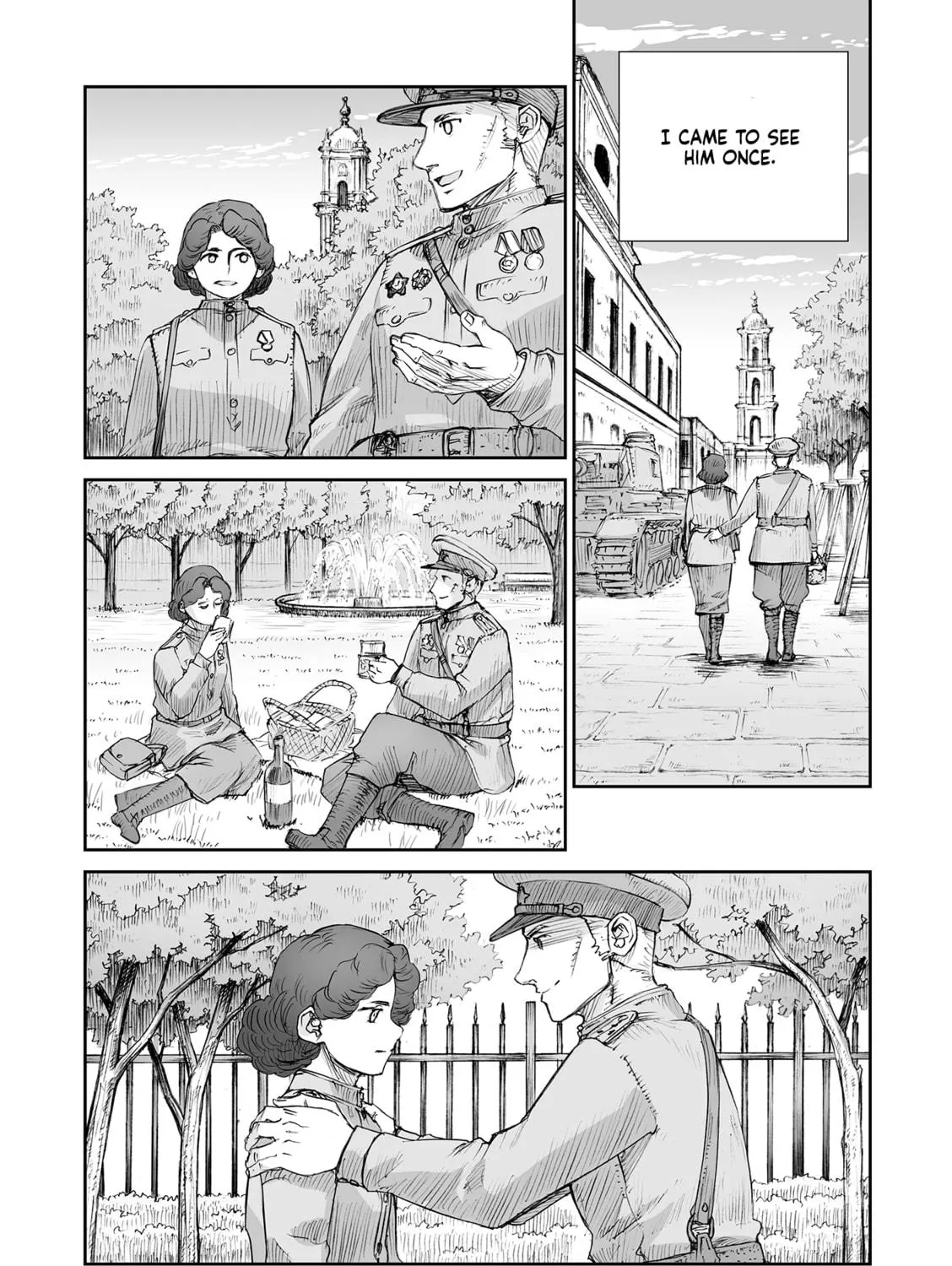 Sensou wa Onna no Kao wo Shiteinai Chapter 32.1 page 9 - 