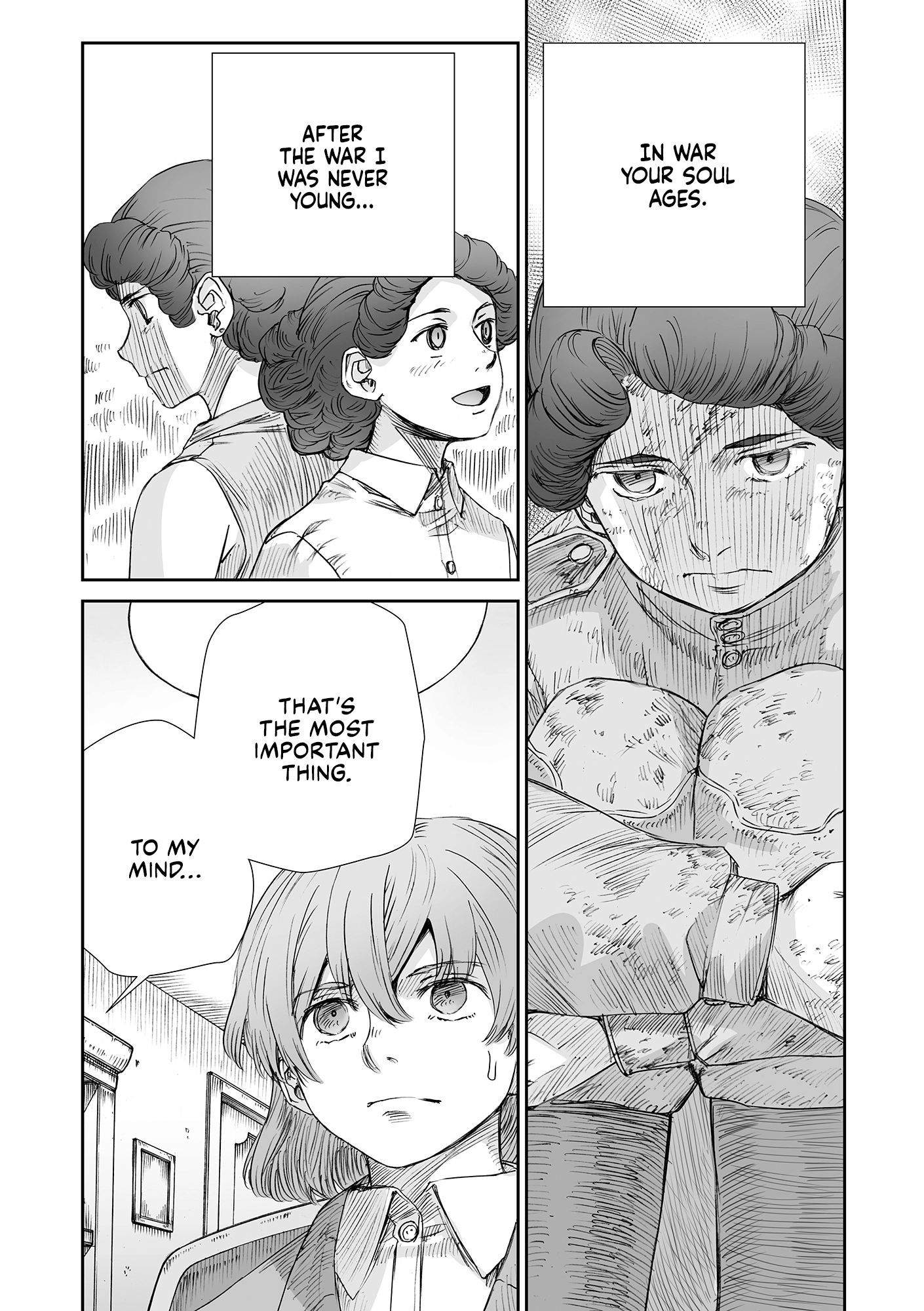 Sensou wa Onna no Kao wo Shiteinai Chapter 32.11 page 13 - 