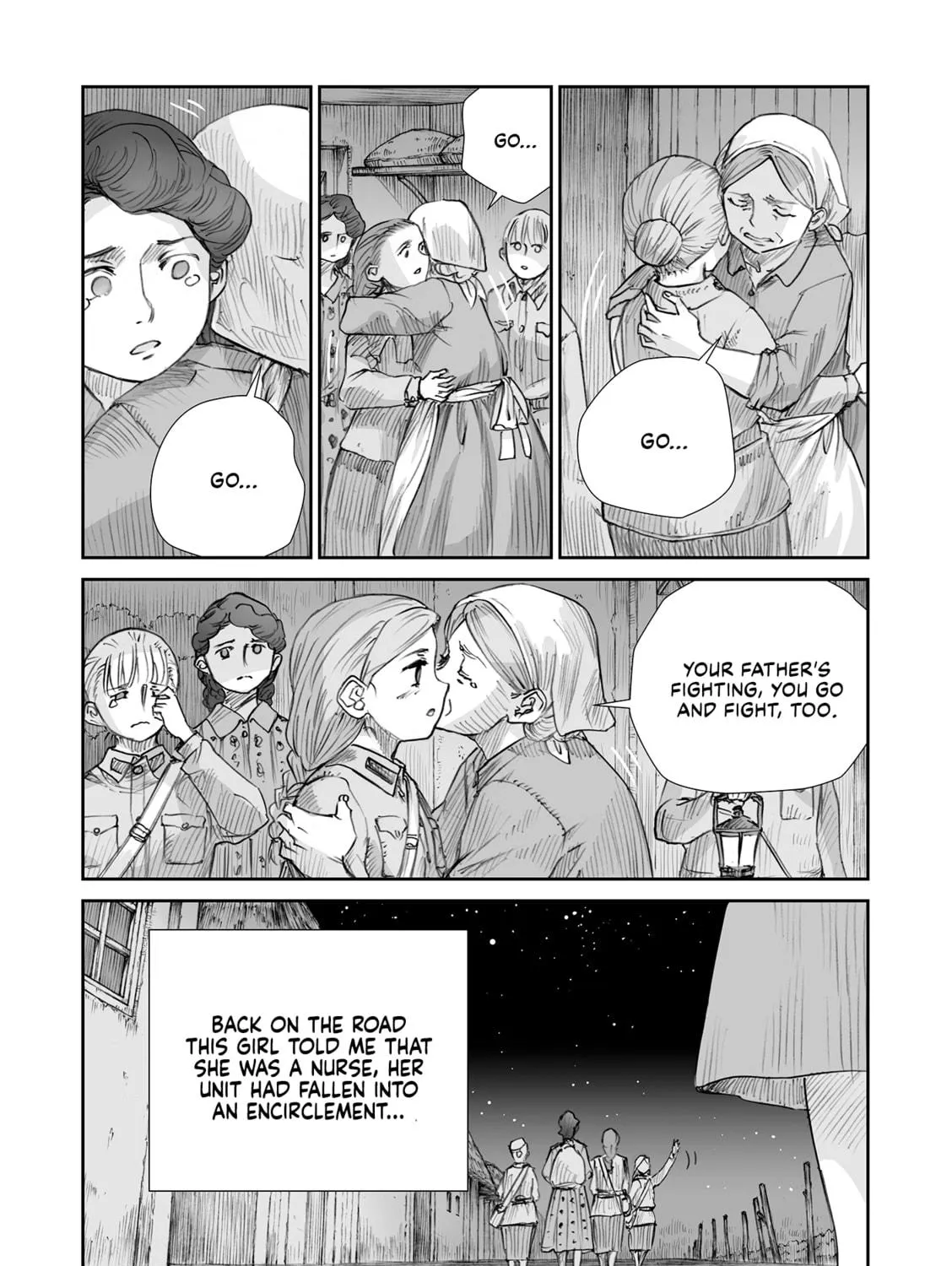 Sensou wa Onna no Kao wo Shiteinai Chapter 32.2 page 23 - 