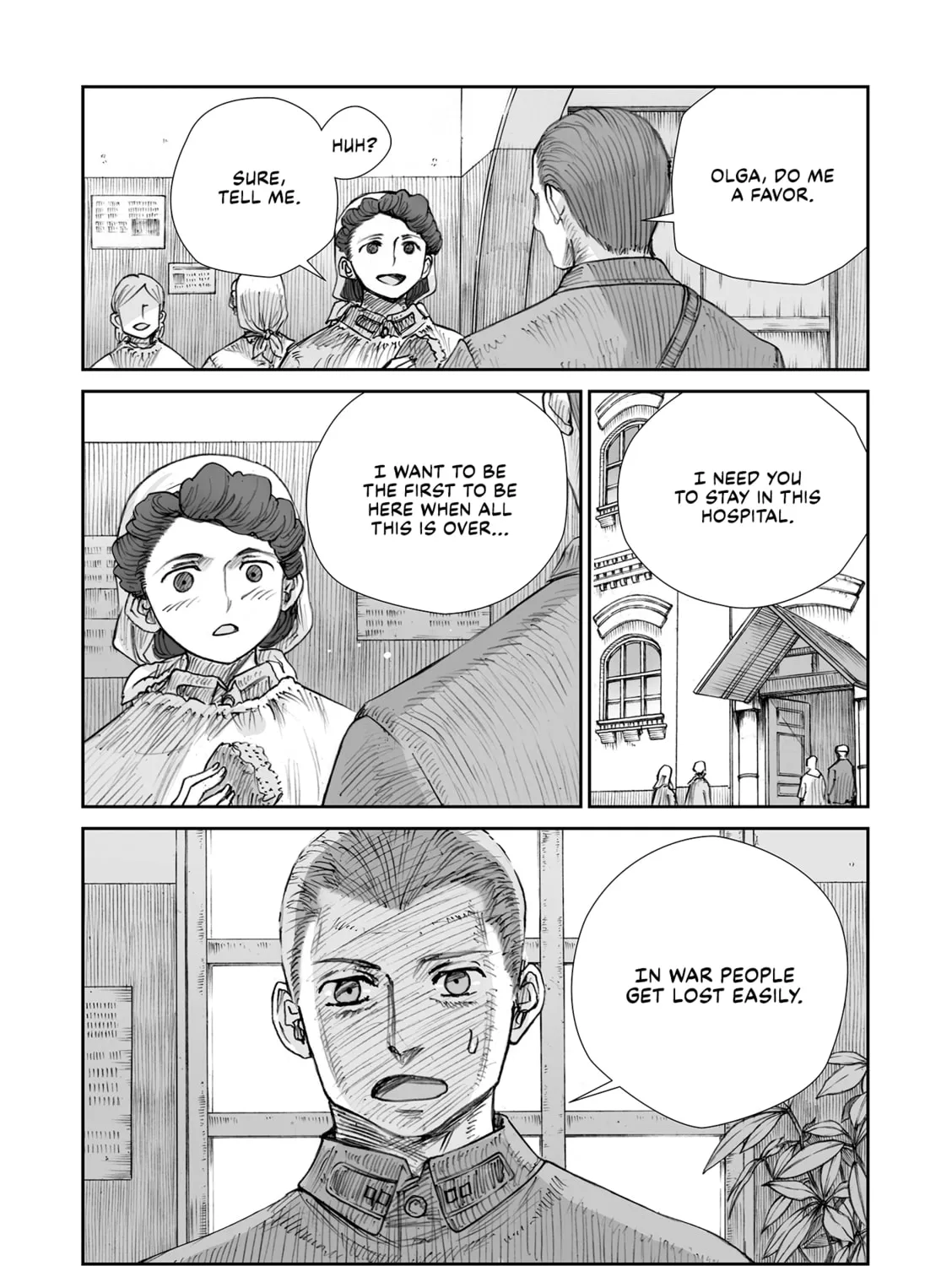 Sensou wa Onna no Kao wo Shiteinai Chapter 32.3 page 31 - 