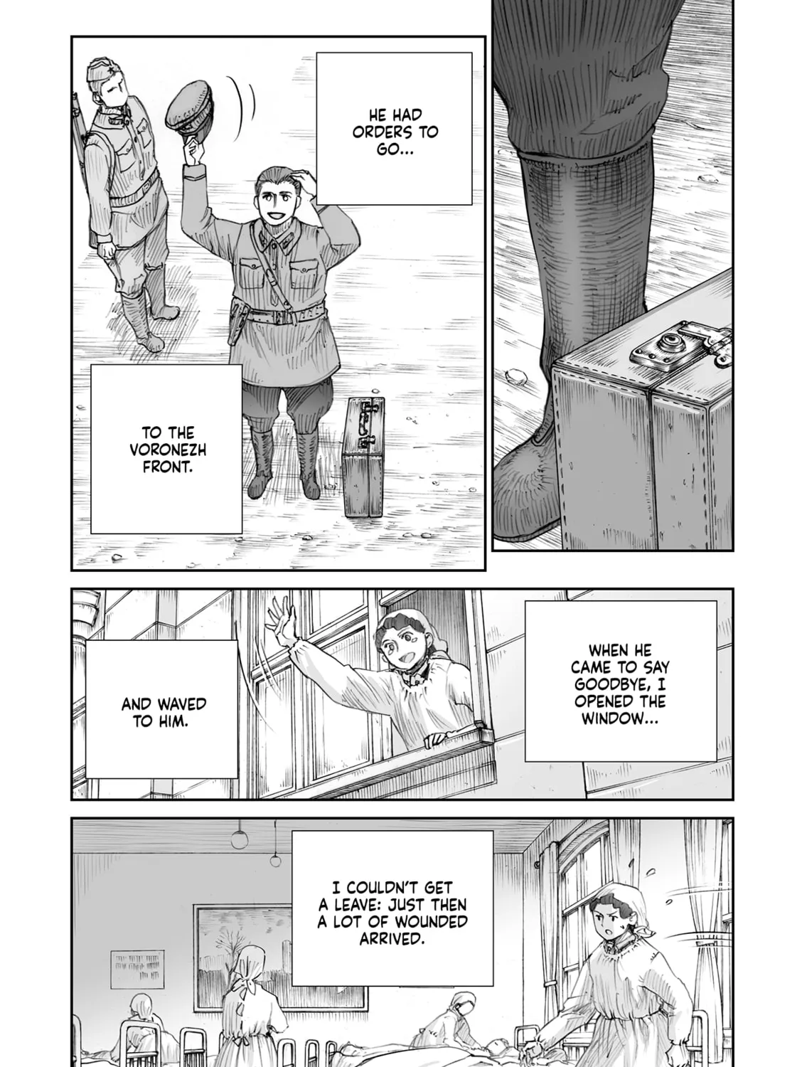 Sensou wa Onna no Kao wo Shiteinai Chapter 32.3 page 33 - 