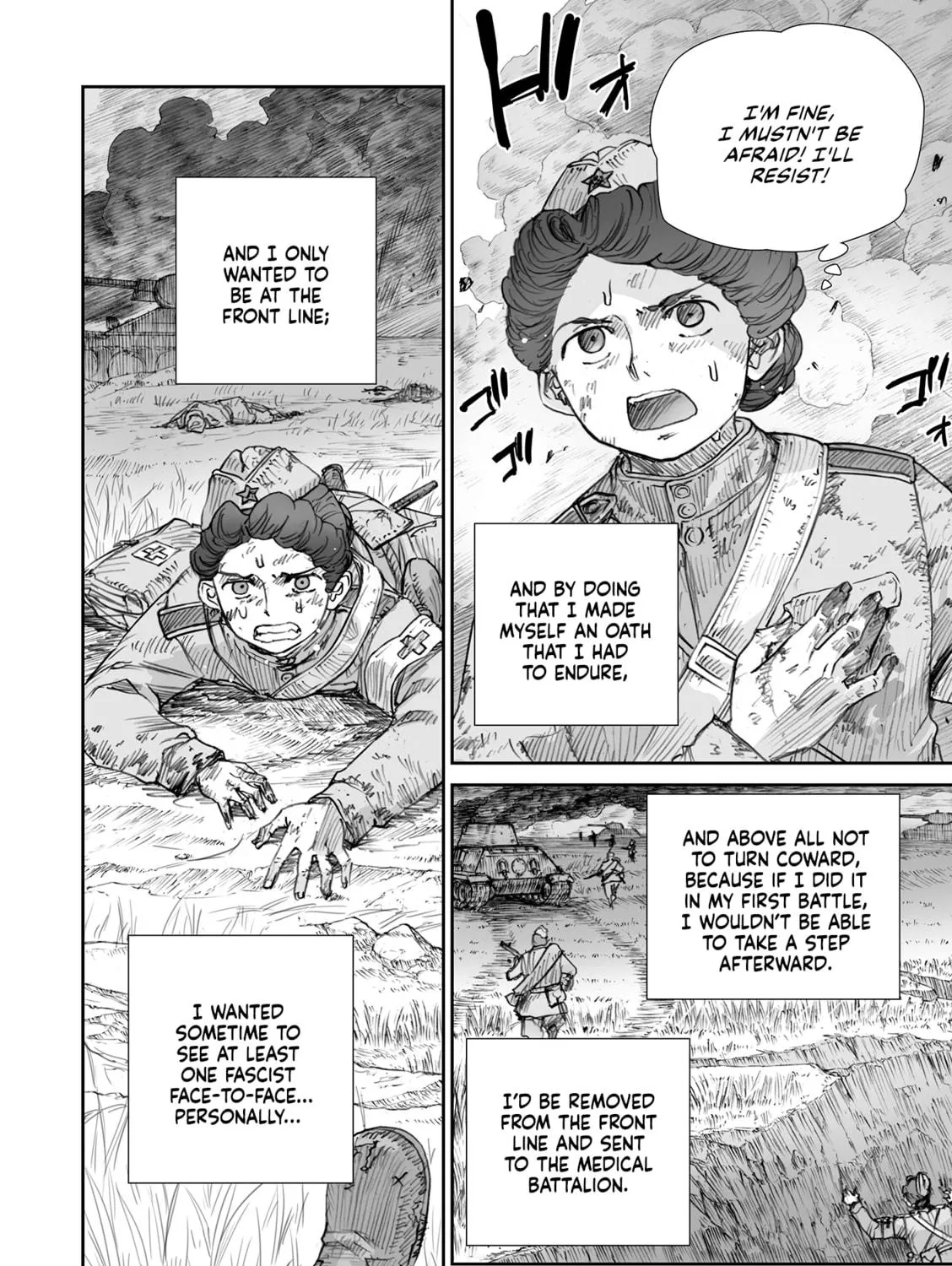 Sensou wa Onna no Kao wo Shiteinai Chapter 32.4 page 23 - 