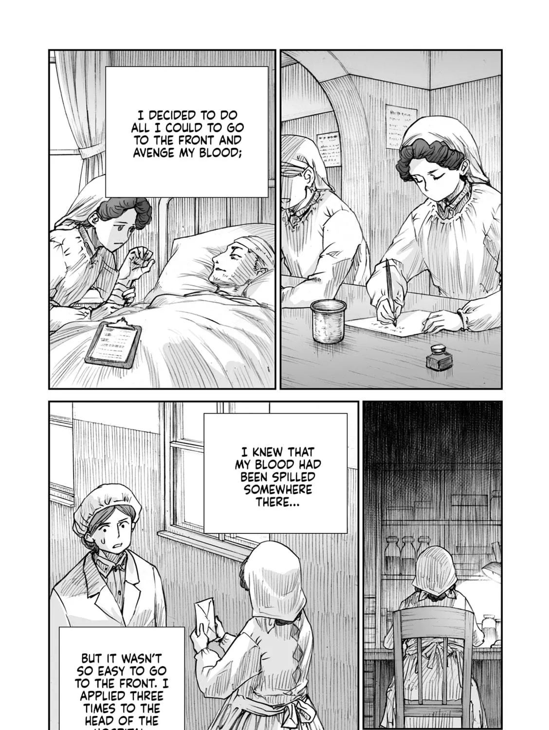Sensou wa Onna no Kao wo Shiteinai Chapter 32.4 page 9 - 