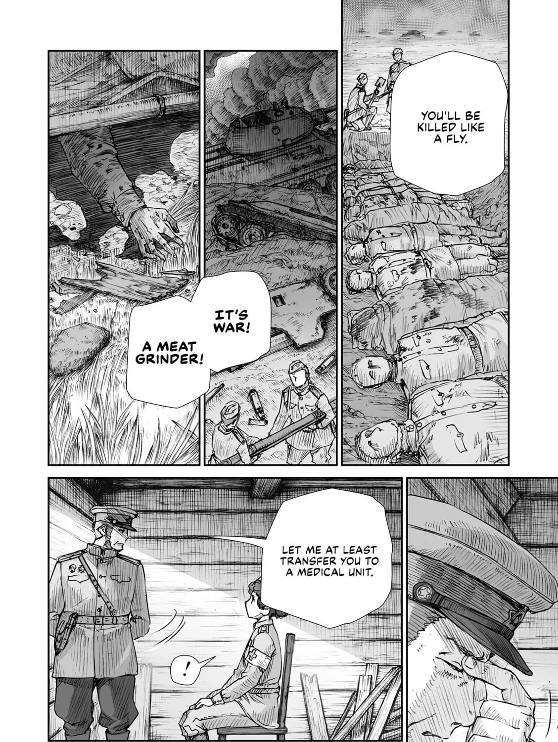 Sensou wa Onna no Kao wo Shiteinai Chapter 32.5 page 11 - 