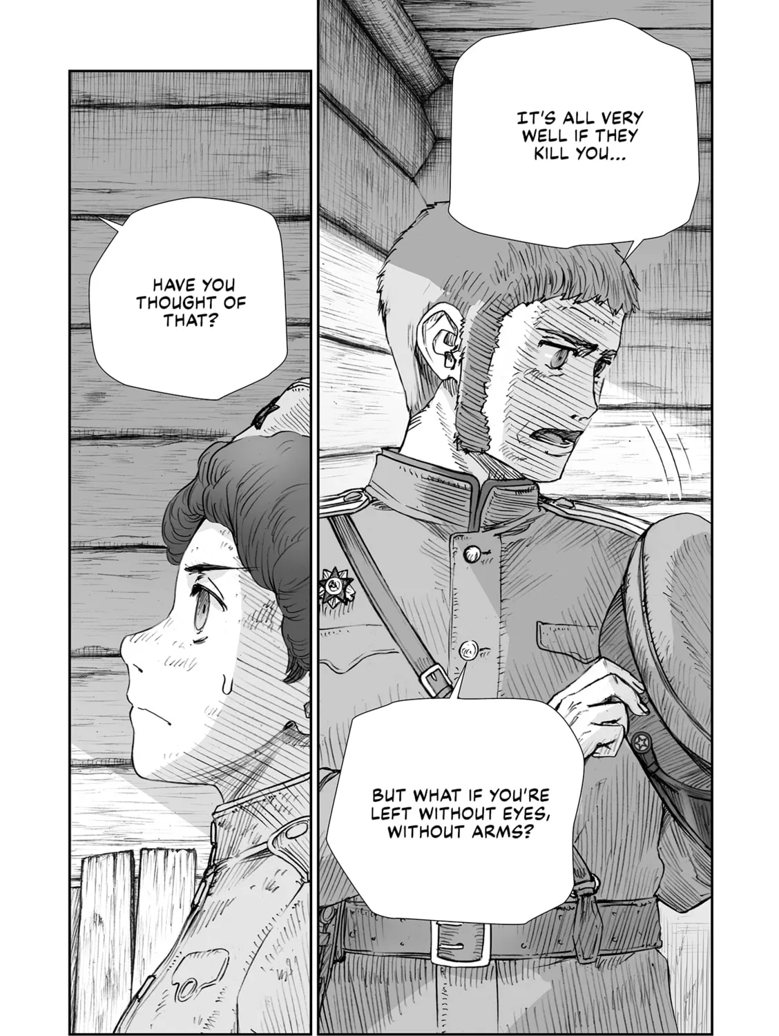 Sensou wa Onna no Kao wo Shiteinai Chapter 32.5 page 13 - 
