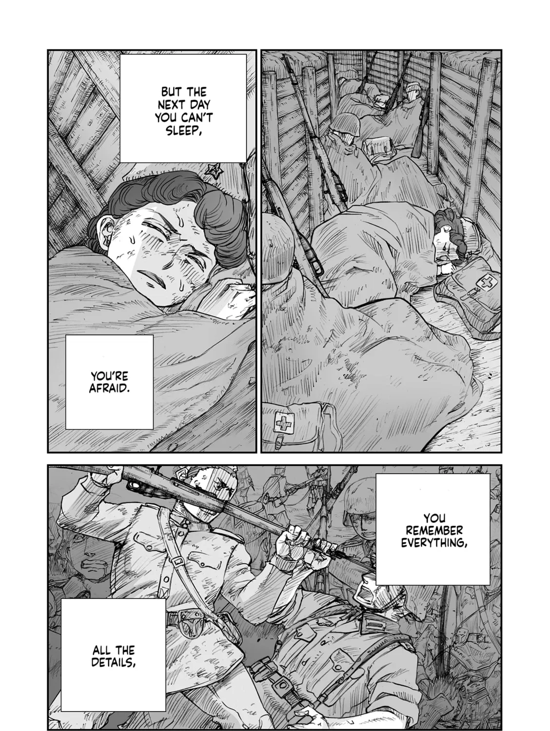 Sensou wa Onna no Kao wo Shiteinai Chapter 32.6 page 15 - 