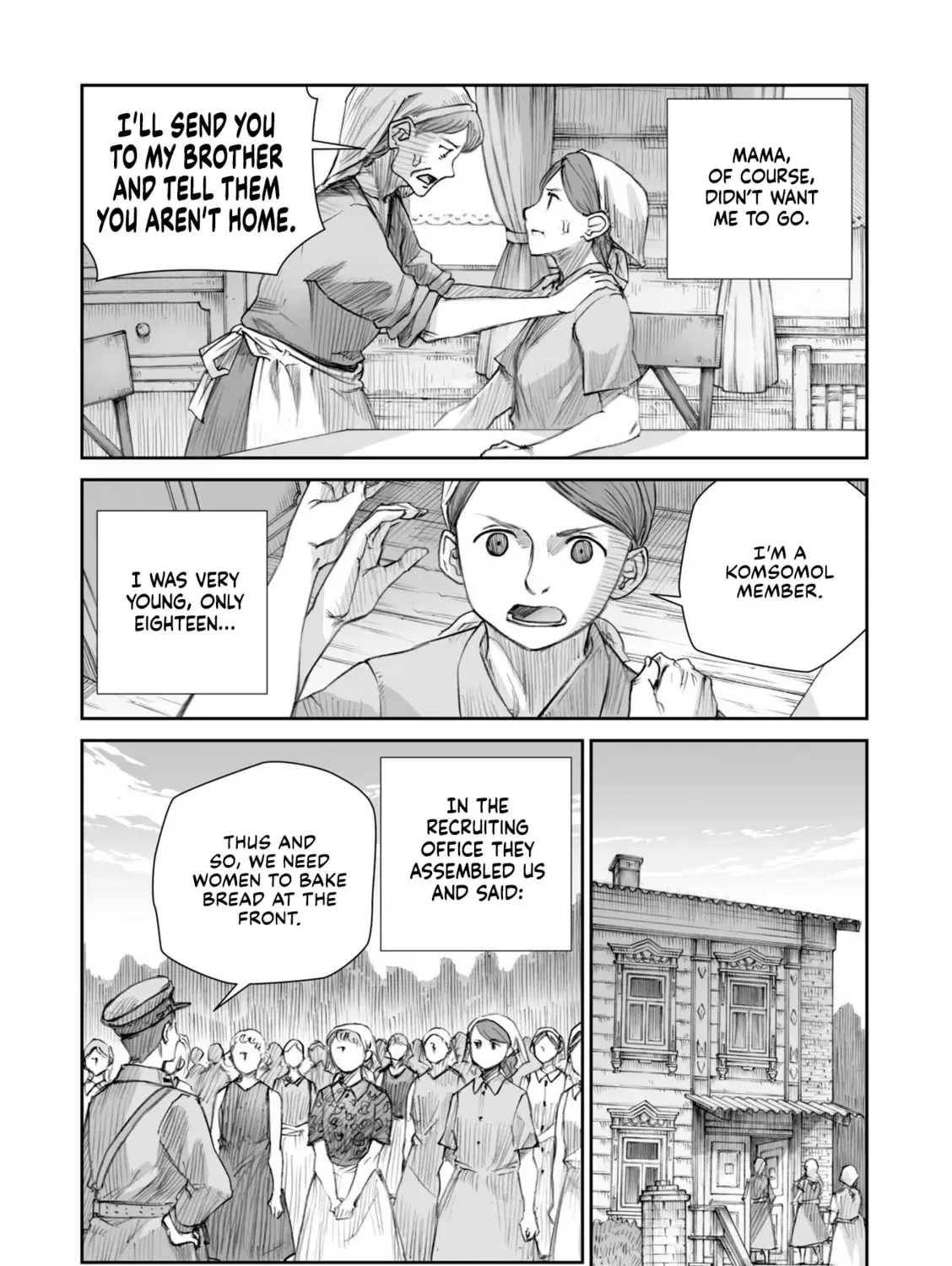 Sensou wa Onna no Kao wo Shiteinai Chapter 4.2 page 7 - 