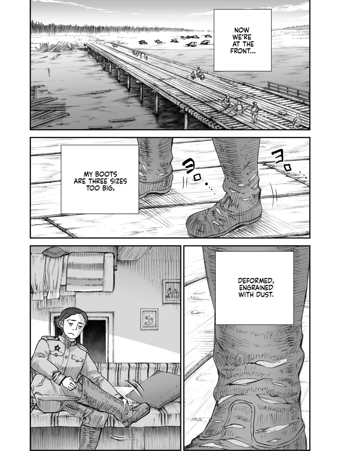 Sensou wa Onna no Kao wo Shiteinai Chapter 4.3 page 21 - 