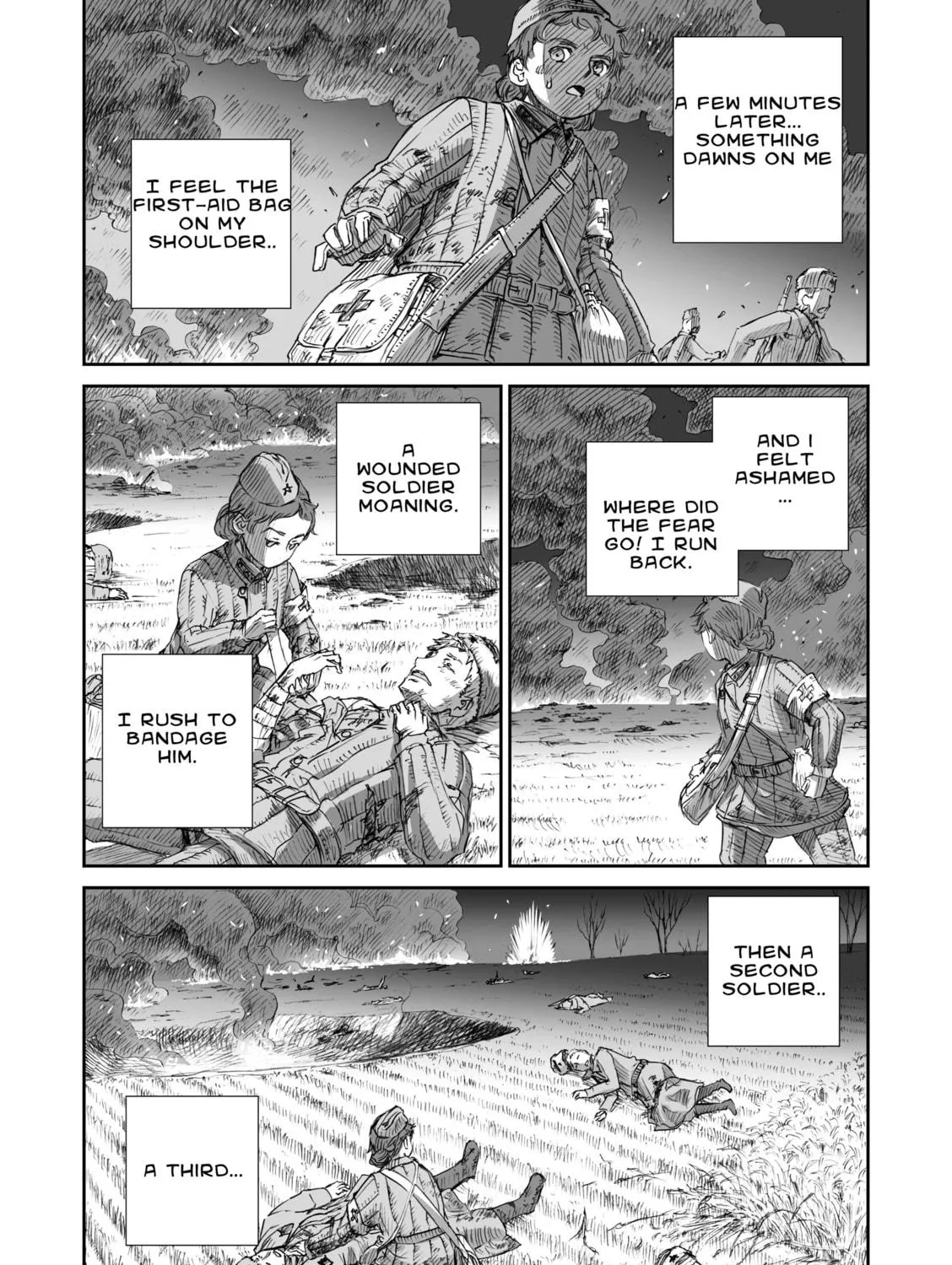 Sensou wa Onna no Kao wo Shiteinai Chapter 4 page 23 - 