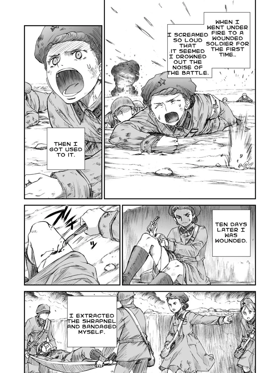 Sensou wa Onna no Kao wo Shiteinai Chapter 4 page 5 - 