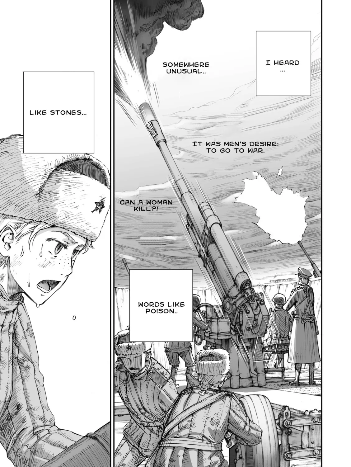 Sensou wa Onna no Kao wo Shiteinai Chapter 5 page 1 - 