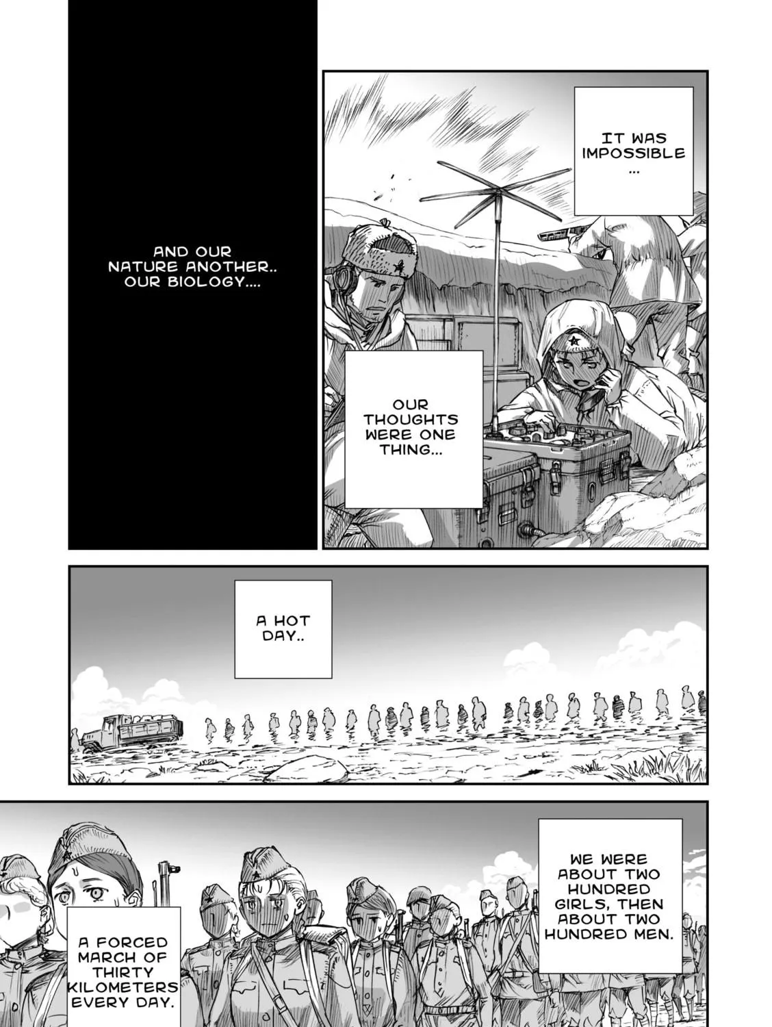 Sensou wa Onna no Kao wo Shiteinai Chapter 5 page 17 - 