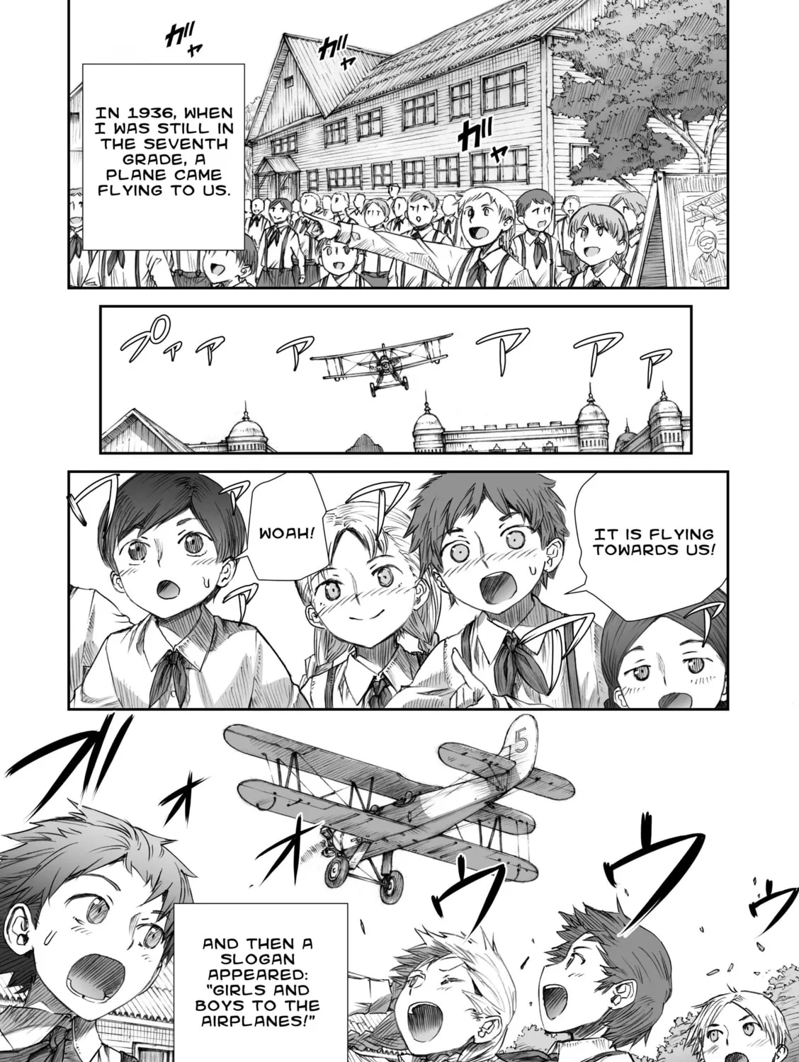 Sensou wa Onna no Kao wo Shiteinai Chapter 6 page 1 - 