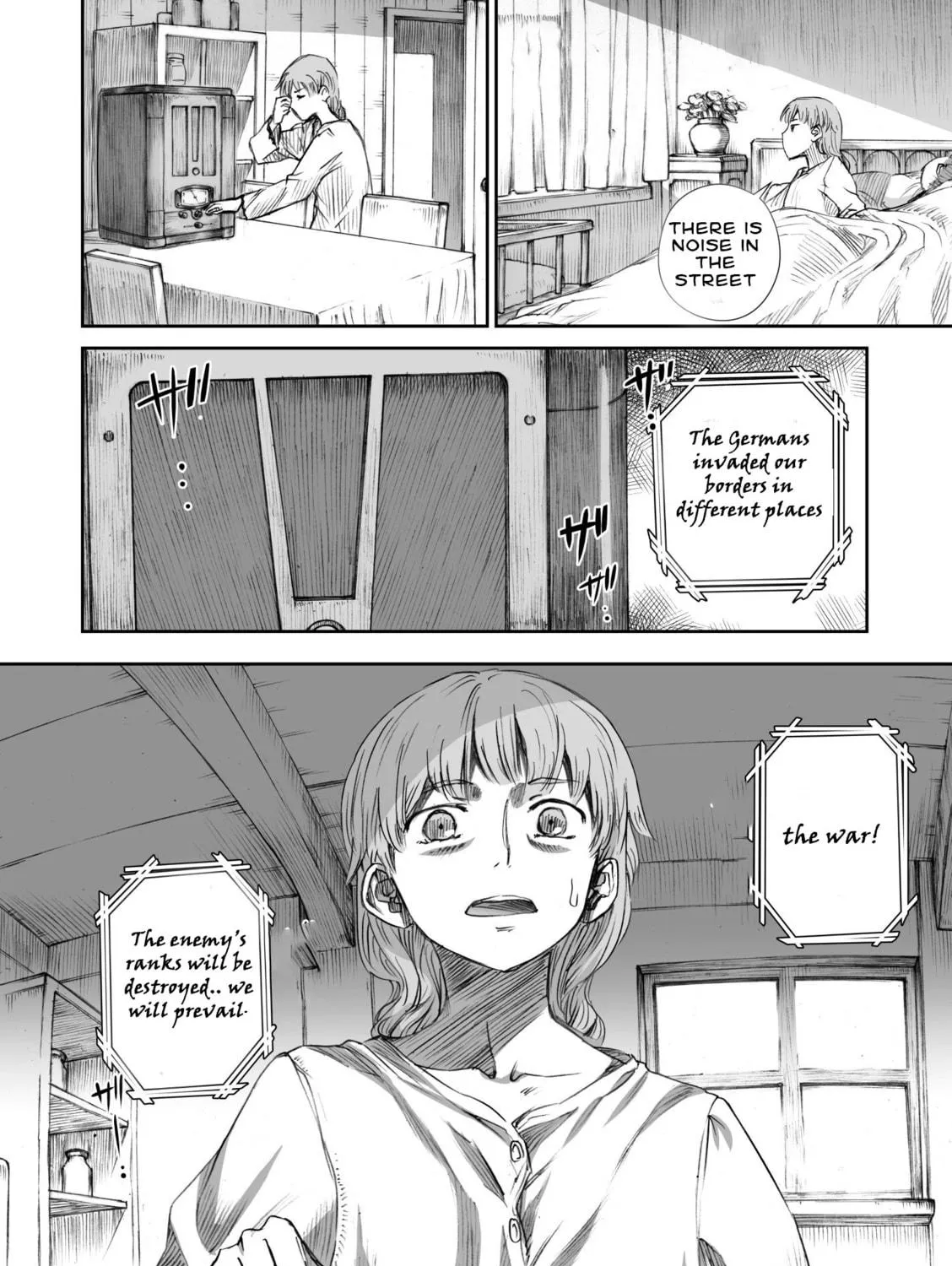 Sensou wa Onna no Kao wo Shiteinai Chapter 7 page 19 - 