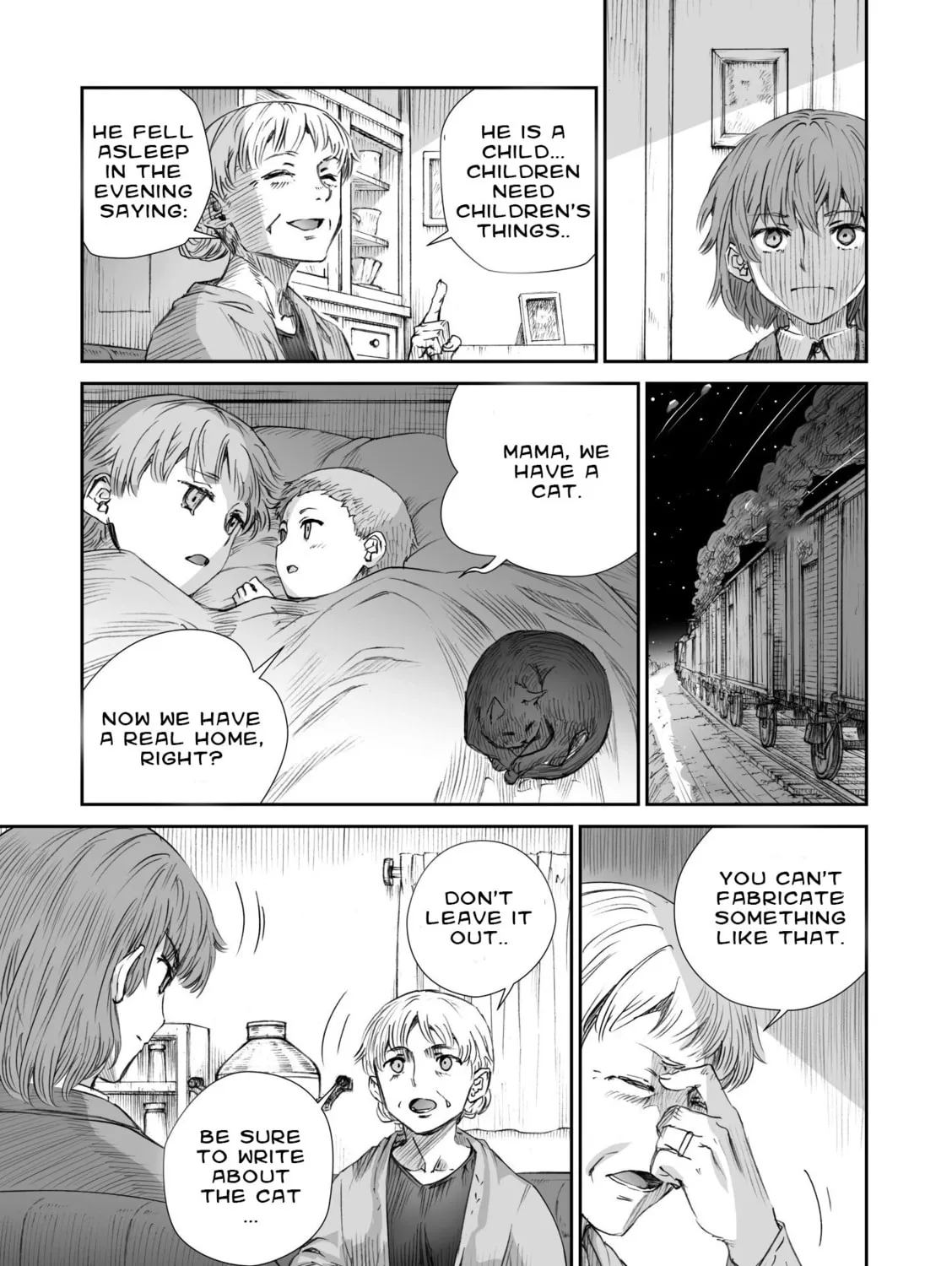 Sensou wa Onna no Kao wo Shiteinai Chapter 7 page 33 - 