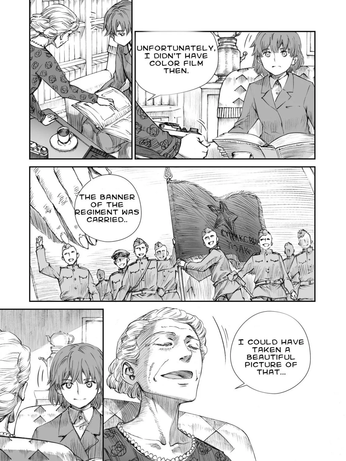 Sensou wa Onna no Kao wo Shiteinai Chapter 7 page 5 - 