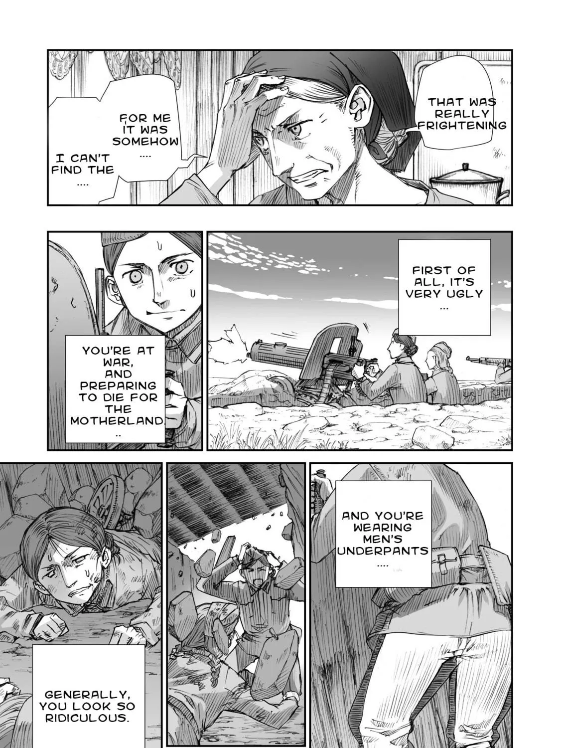 Sensou wa Onna no Kao wo Shiteinai Chapter 7 page 53 - 