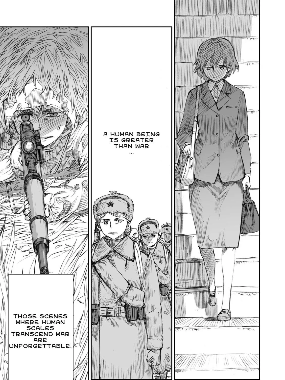 Sensou wa Onna no Kao wo Shiteinai Chapter 8 page 29 - 