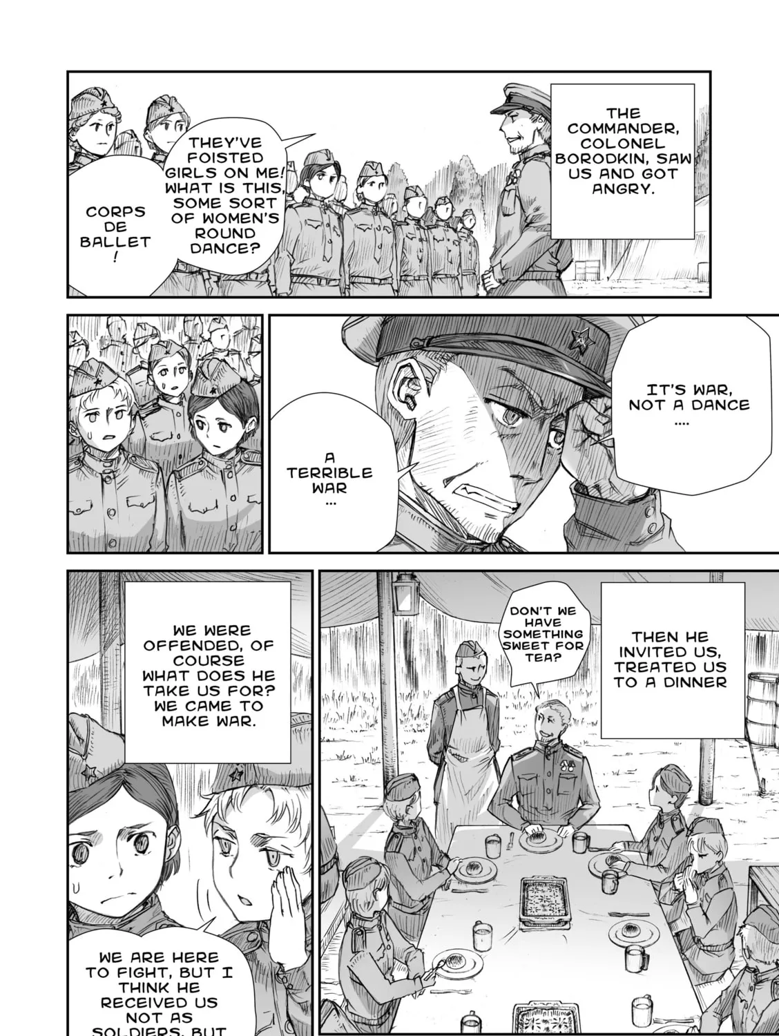 Sensou wa Onna no Kao wo Shiteinai Chapter 9.2 page 15 - 