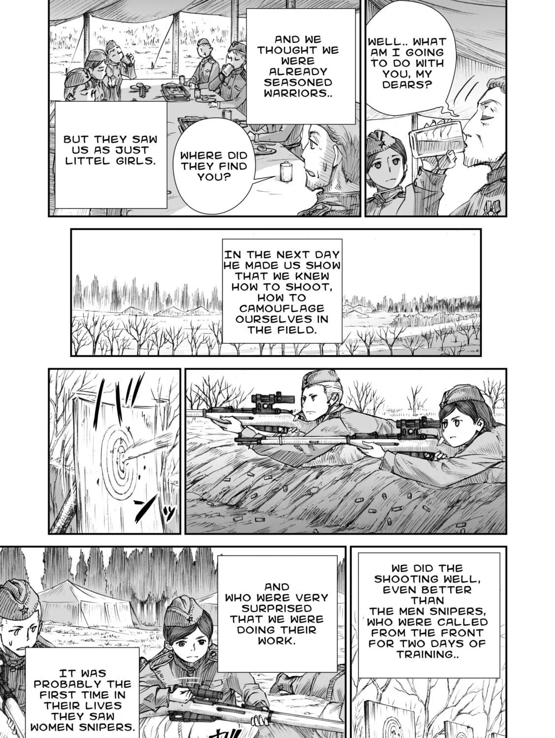 Sensou wa Onna no Kao wo Shiteinai Chapter 9.2 page 17 - 