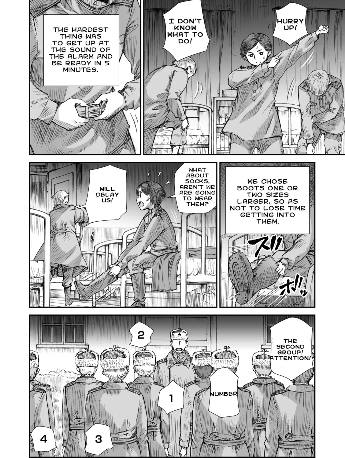 Sensou wa Onna no Kao wo Shiteinai Chapter 9.2 page 3 - 