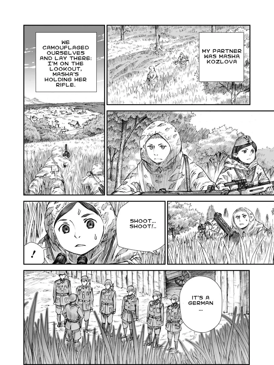 Sensou wa Onna no Kao wo Shiteinai Chapter 9.2 page 23 - 