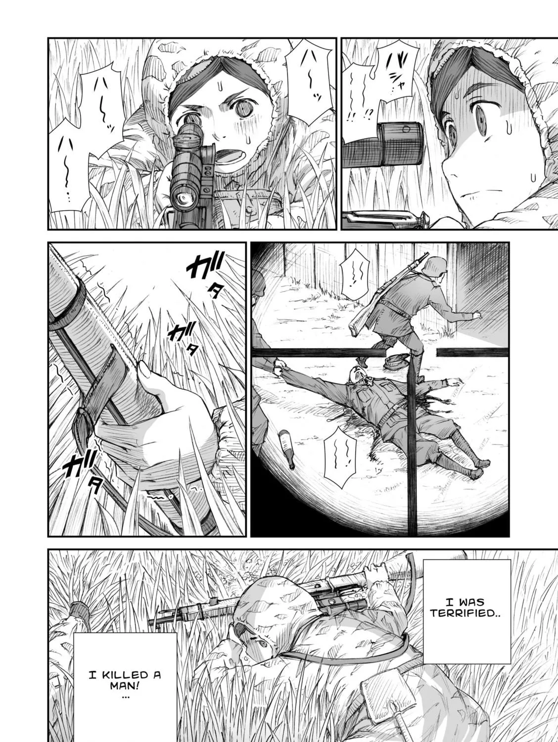 Sensou wa Onna no Kao wo Shiteinai Chapter 9.2 page 35 - 