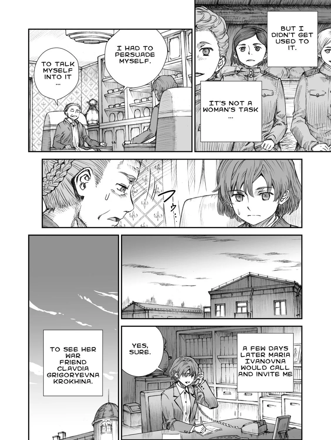 Sensou wa Onna no Kao wo Shiteinai Chapter 9.2 page 39 - 
