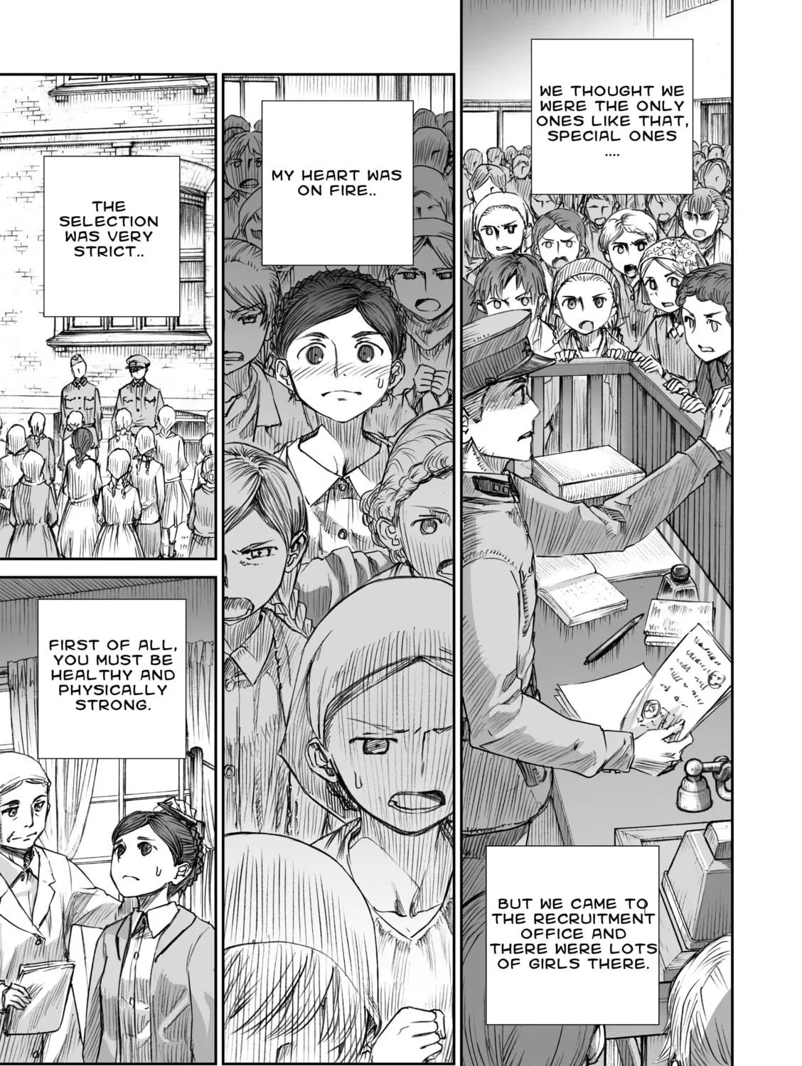 Sensou wa Onna no Kao wo Shiteinai Chapter 9 page 17 - 