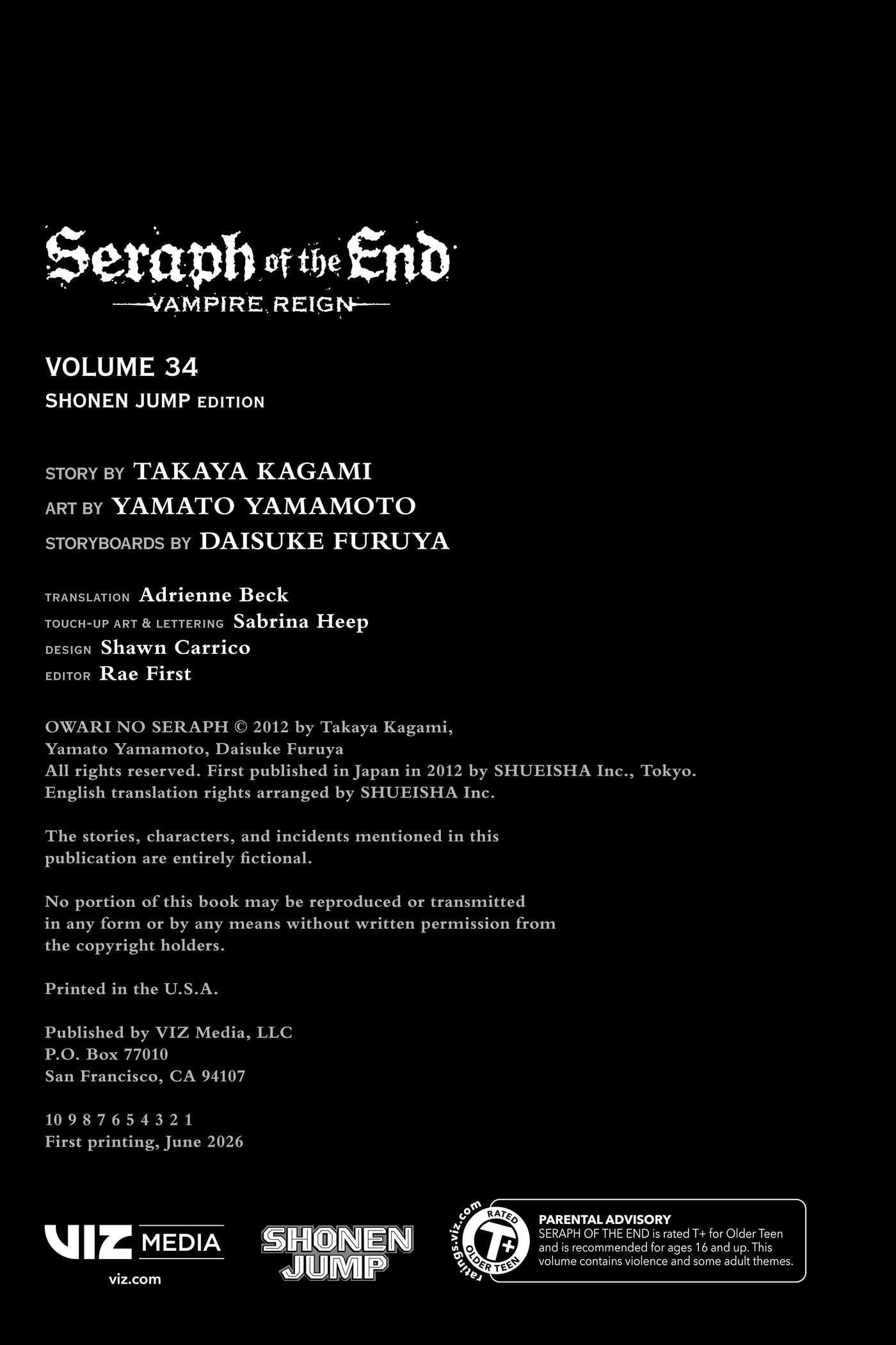 Seraph of the End: Vampire Reign Chapter 0 page 180 - 