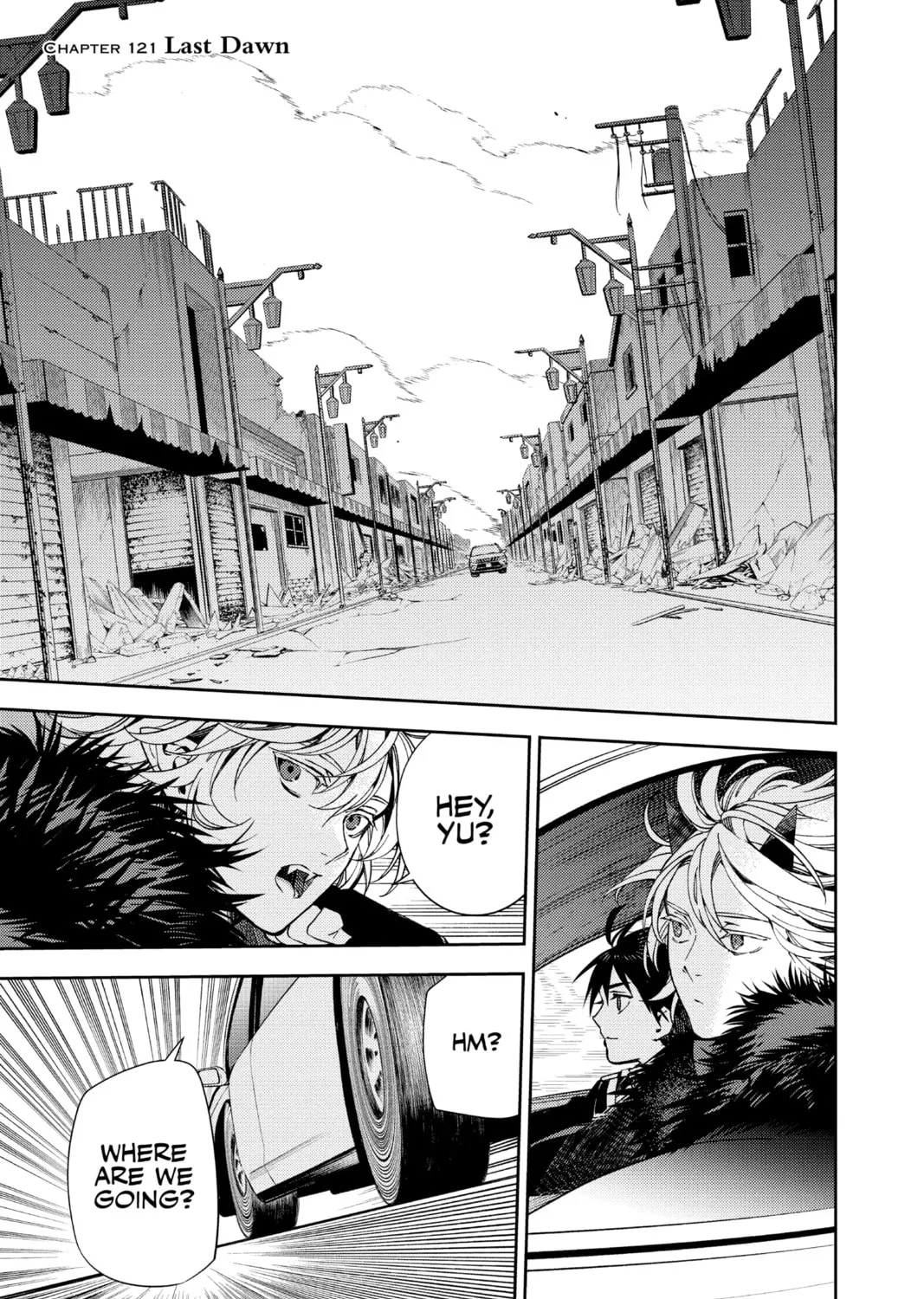 Seraph of the End: Vampire Reign Chapter 121 page 1 - 