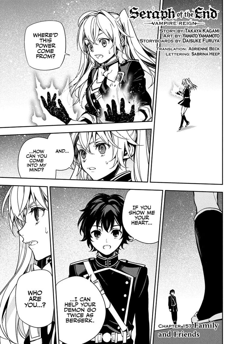 Seraph of the End: Vampire Reign Chapter 157 page 1 - 