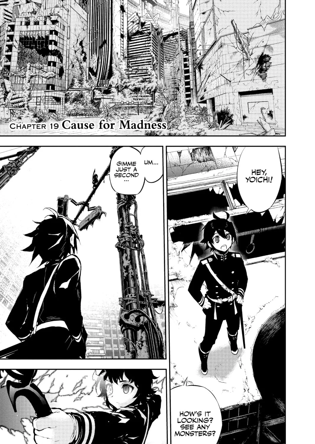 Seraph of the End: Vampire Reign Chapter 19 page 1 - 