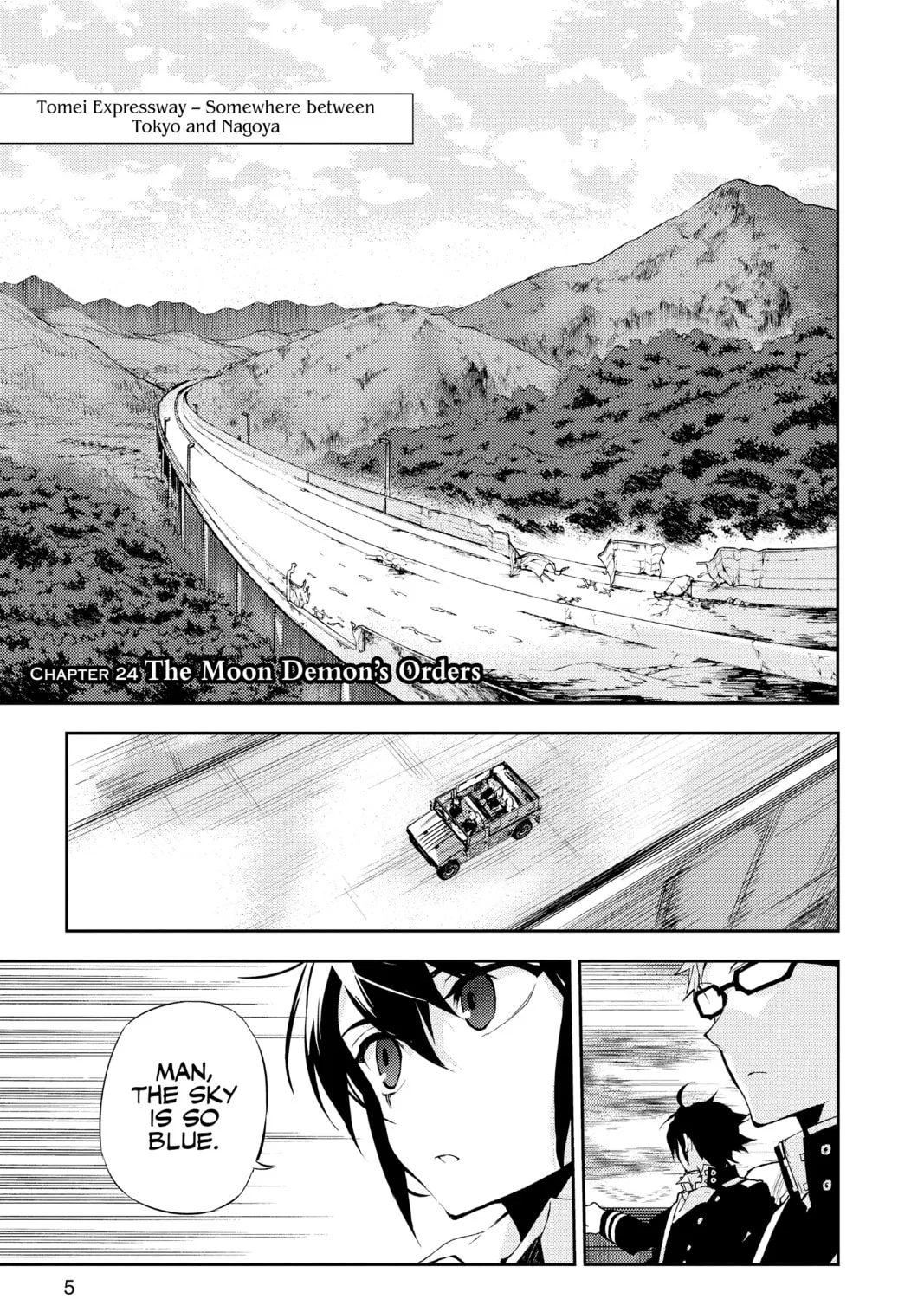 Seraph of the End: Vampire Reign Chapter 24 page 1 - 
