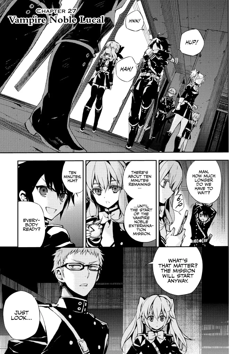 Seraph of the End: Vampire Reign Chapter 27 page 1 - 