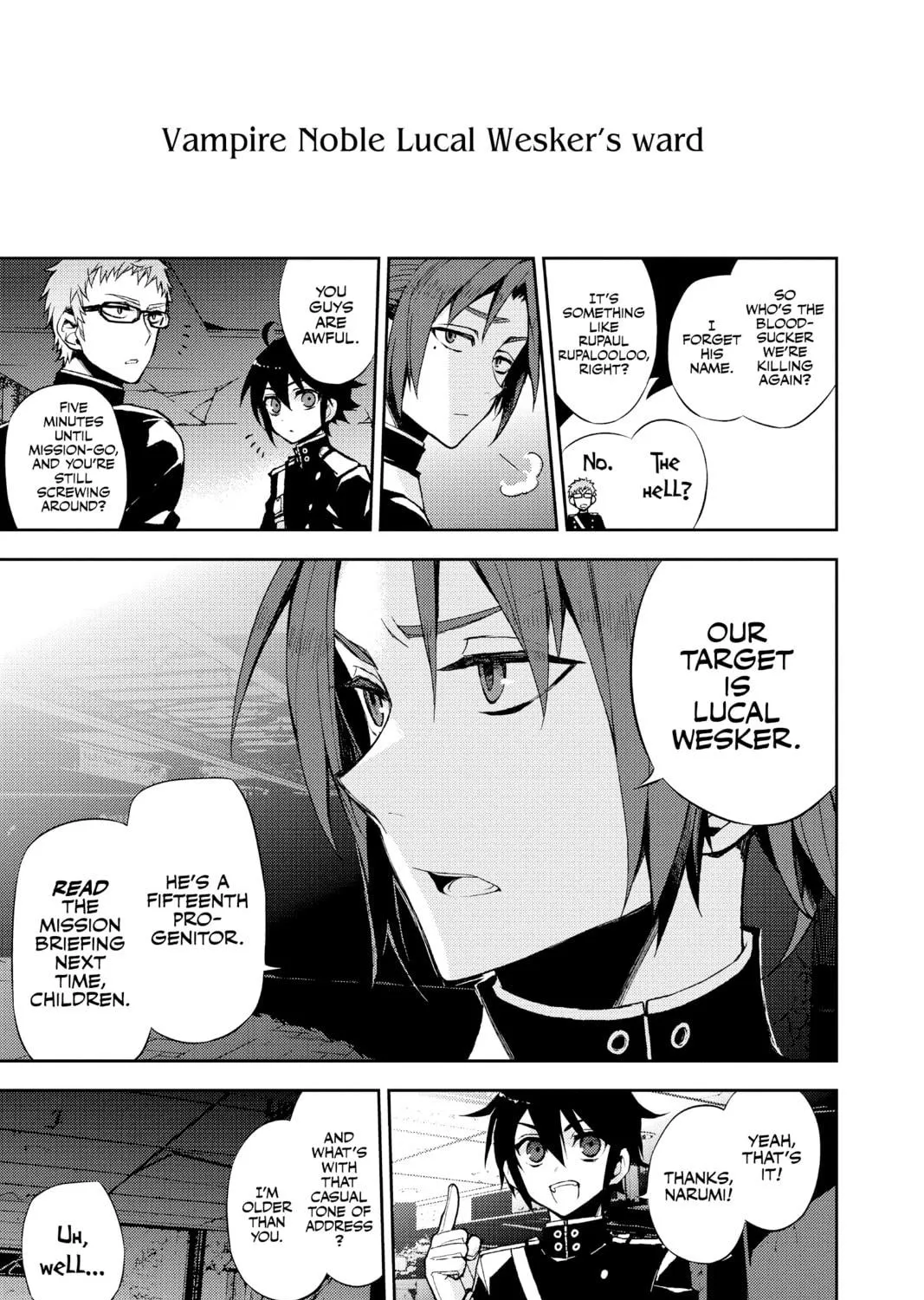 Seraph of the End: Vampire Reign Chapter 27 page 5 - 