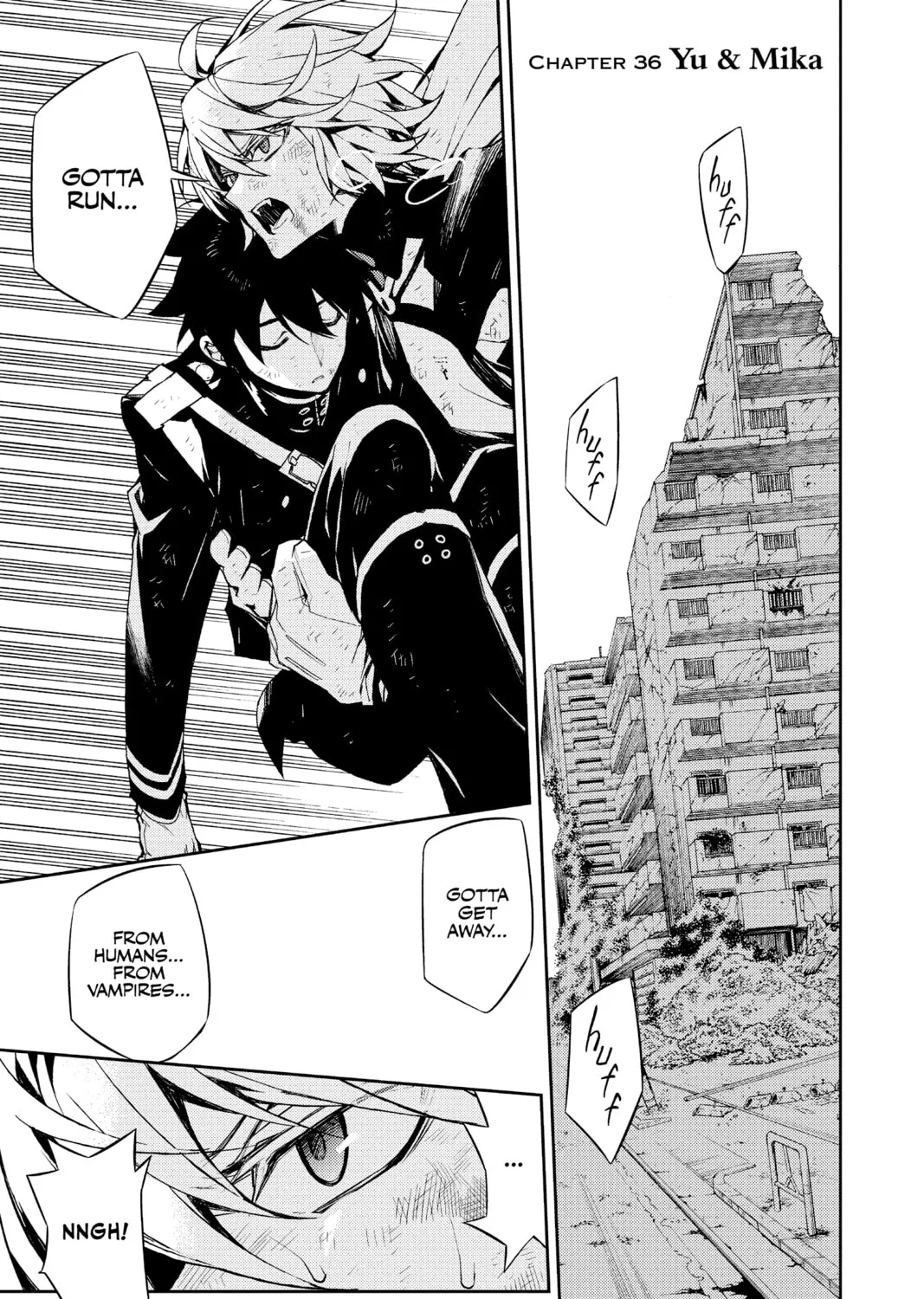 Seraph of the End: Vampire Reign Chapter 36 page 1 - 