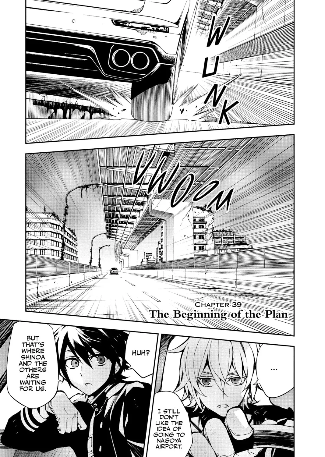 Seraph of the End: Vampire Reign Chapter 39 page 1 - 
