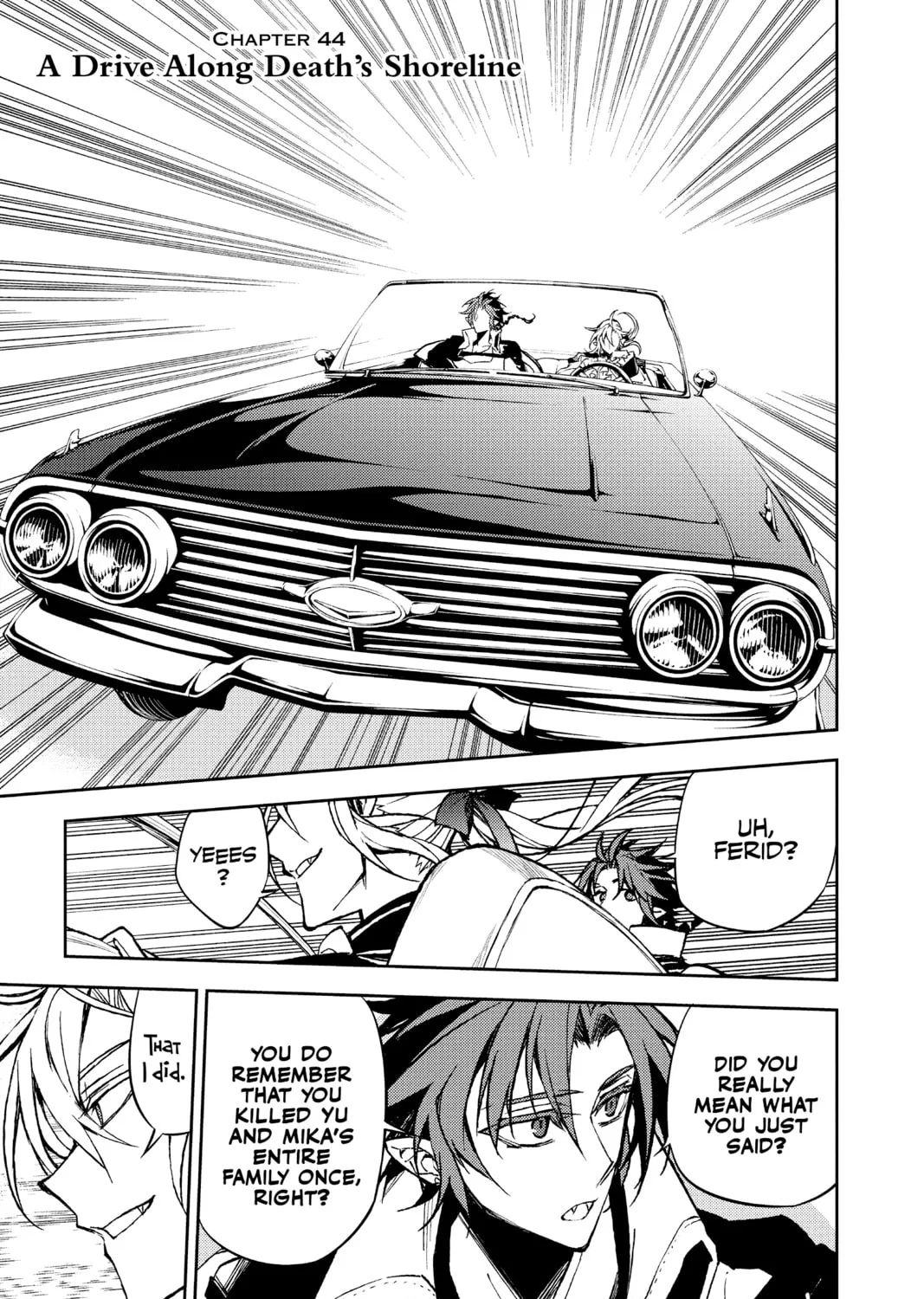 Seraph of the End: Vampire Reign Chapter 44 page 1 - 