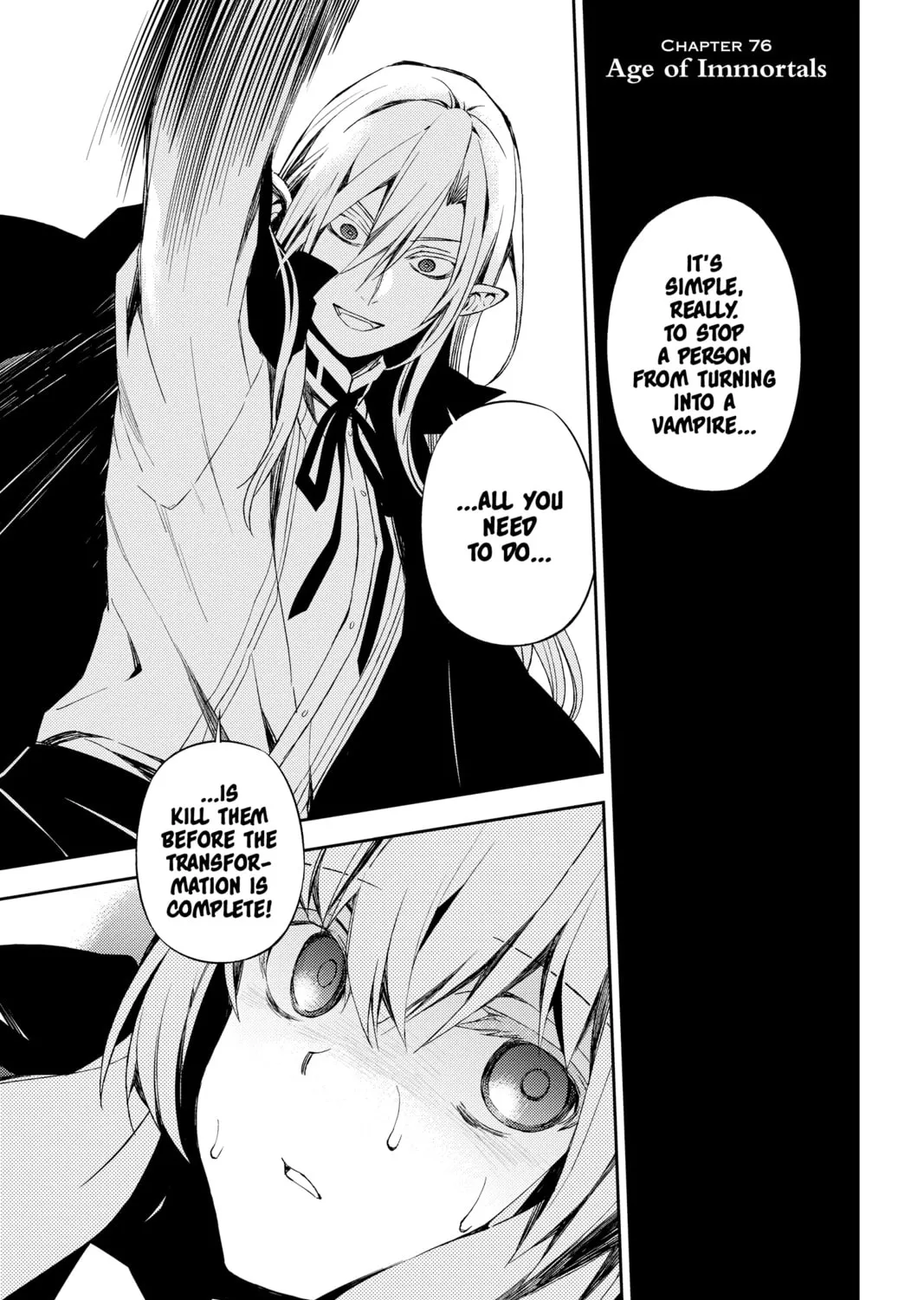 Seraph of the End: Vampire Reign Chapter 76 page 1 - 
