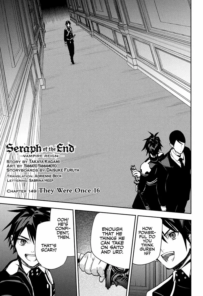 Seraph Of The End Chapter 149 page 1 - 