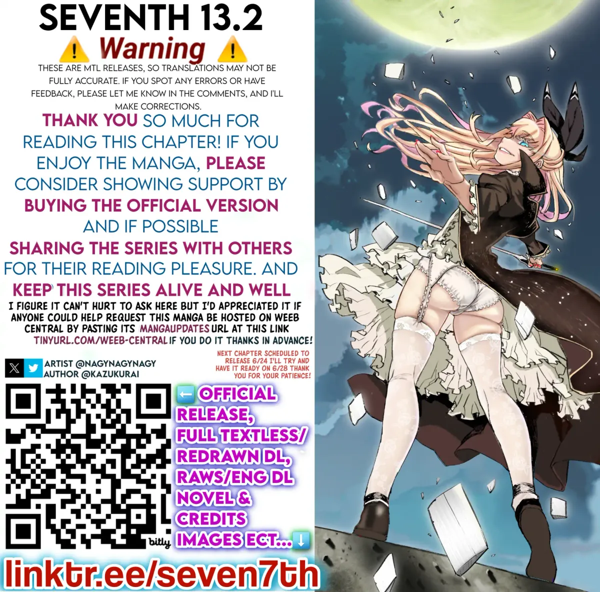 Seventh  Manga Chapter 13.2 page 16 - 