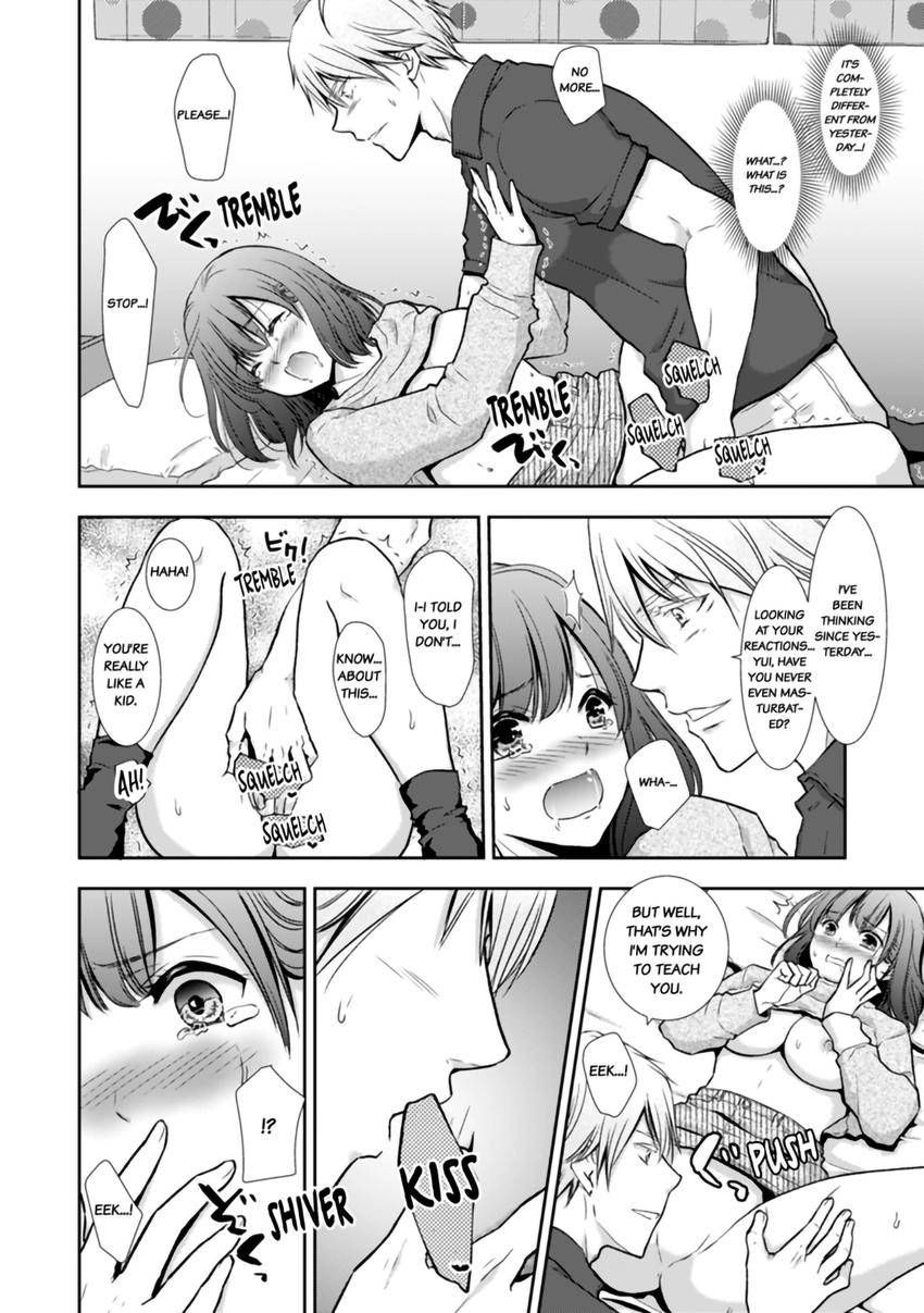 "Sex no Benkyou Shiyokka?" Kareshi ga Iru no ni Itoko kara Shojo wo Ubaware Zecchou Shidou Chapter 1 page 22 - 